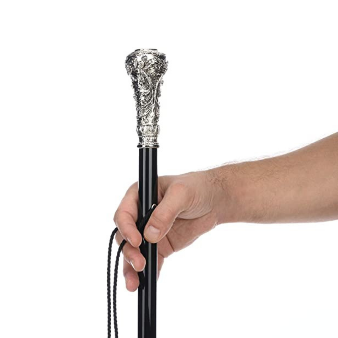 Luxury shoehorn 78cm Silver Coated 925 WALKING STICKS LUXURY