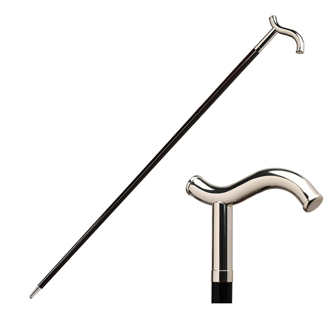 Walking Stick Use Silver Coated 925 WALKING STICKS LUXURY