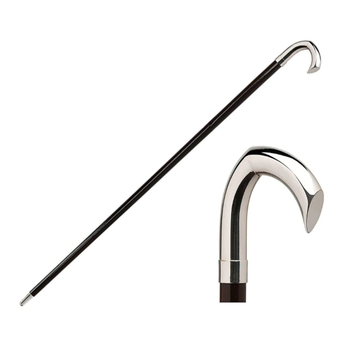 Walking Stick Use Silver Coated 925 WALKING STICKS LUXURY