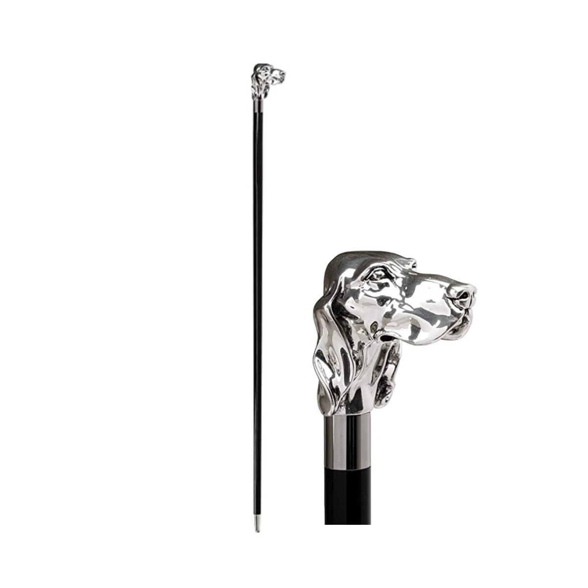 Luxury Walking Stick Silver Coated 925 Setter WALKING STICKS LUXURY