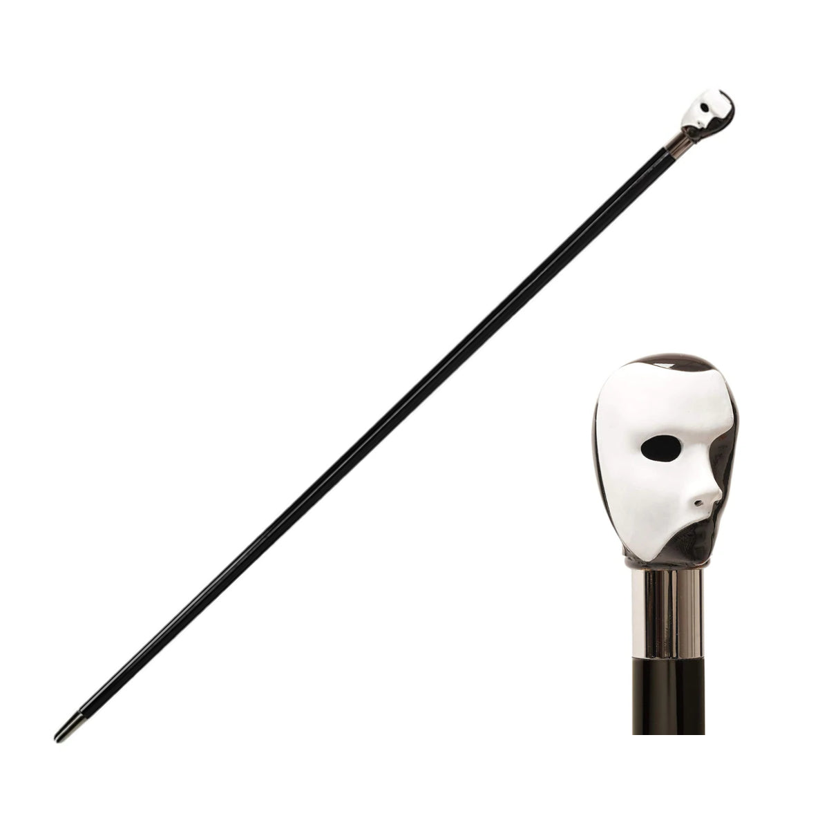 Bastone Passeggio Elegante Decorato Mano Maschera WALKING STICKS LUXURY