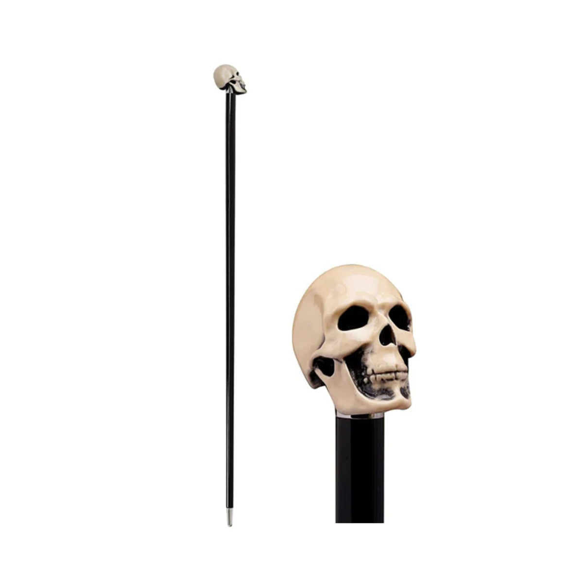 Walking Stick Luxury Hand Decorated Skull WALKING STICKS LUXURY