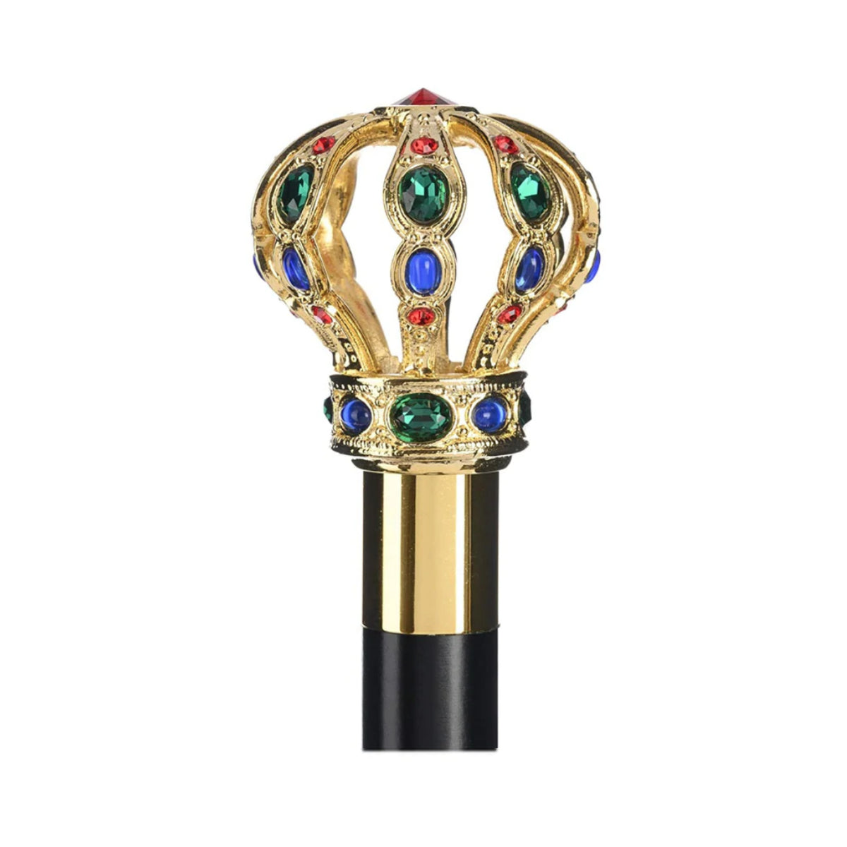 Luxury Walking Stick Swarovski Crystal Gold Plated 24k Corona WALKING STICKS LUXURY