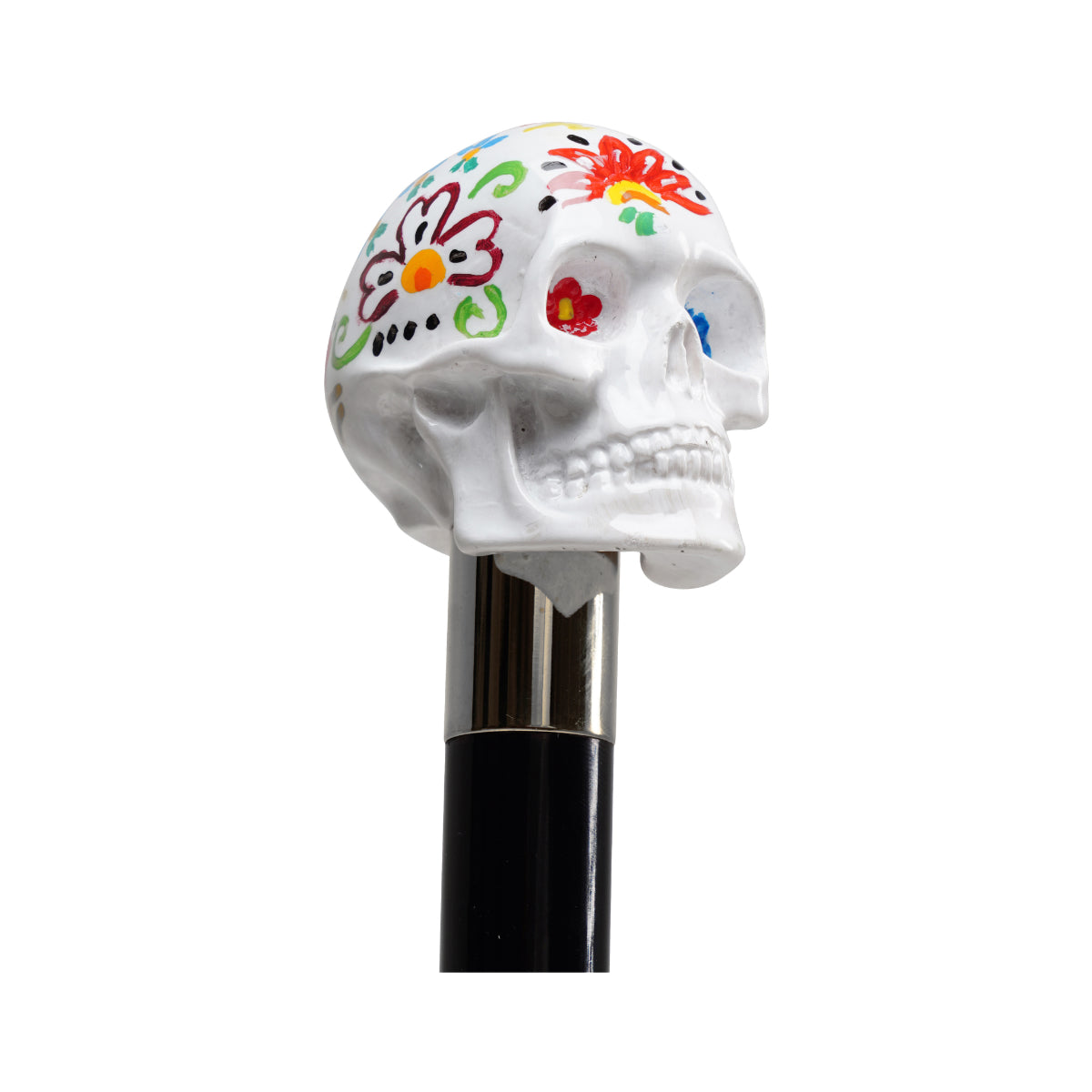 Walking Stick Elegant Hand Decorated Skull WALKING STICKS LUXURY