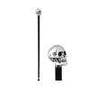 Luxury Walking Stick Silver Coated 925 Skull WALKING STICKS LUXURY