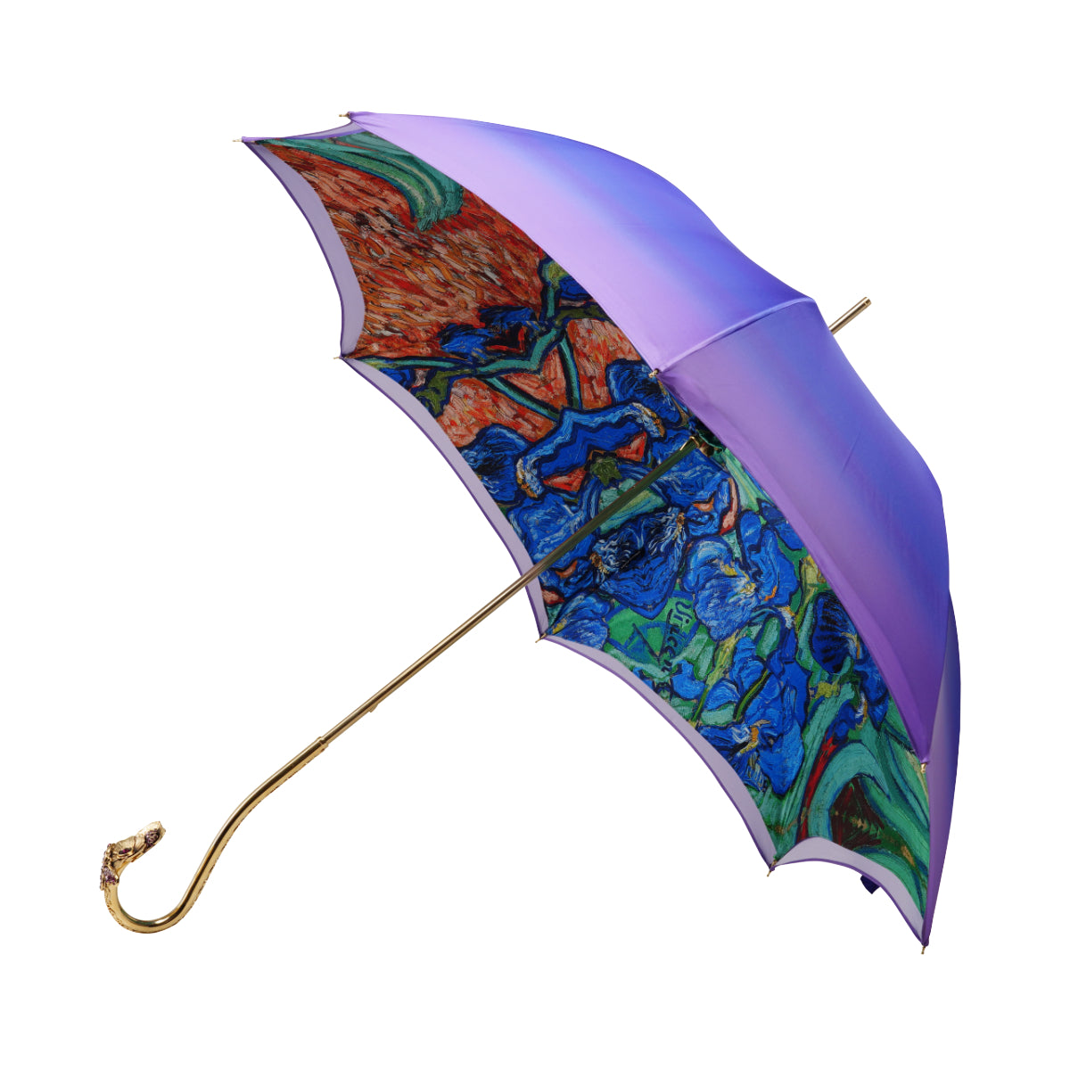 Elegant Umbrella Woman Swarovski Automatic Getty Museum WALKING STICKS LUXURY