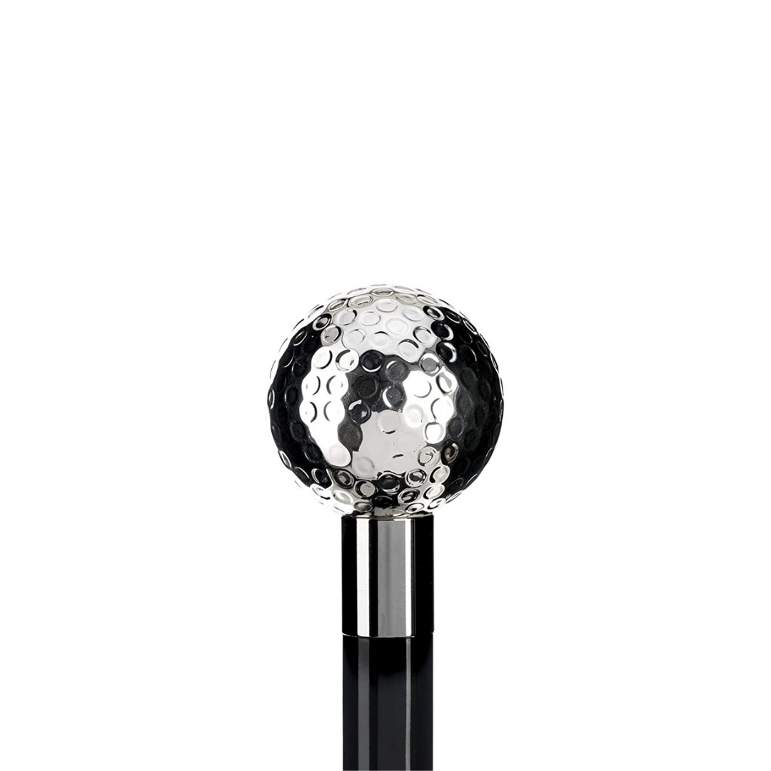 Calzante Lusso Silver Coated 925 Sphere WALKING STICKS LUXURY